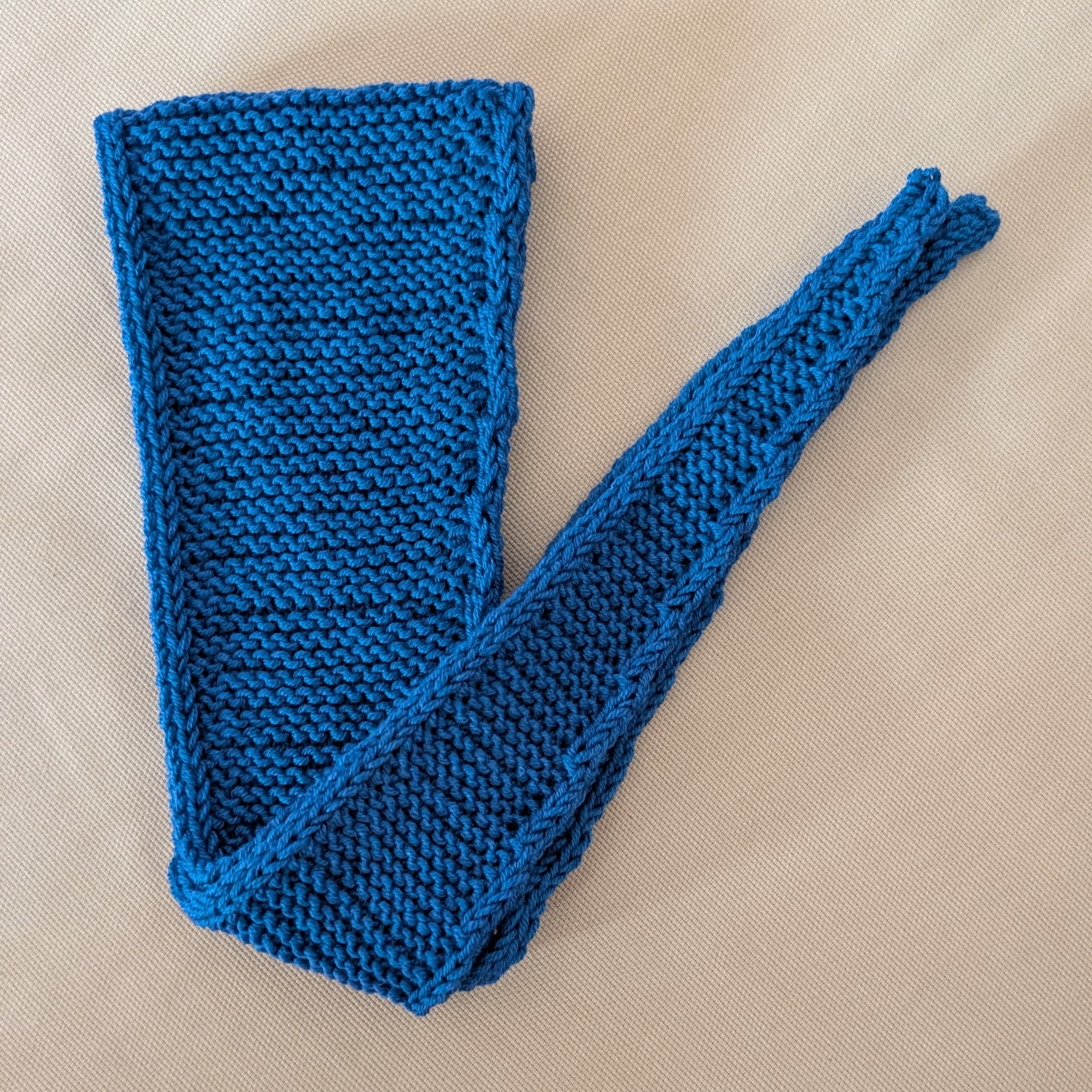 Scarf Mini Royalblau 3