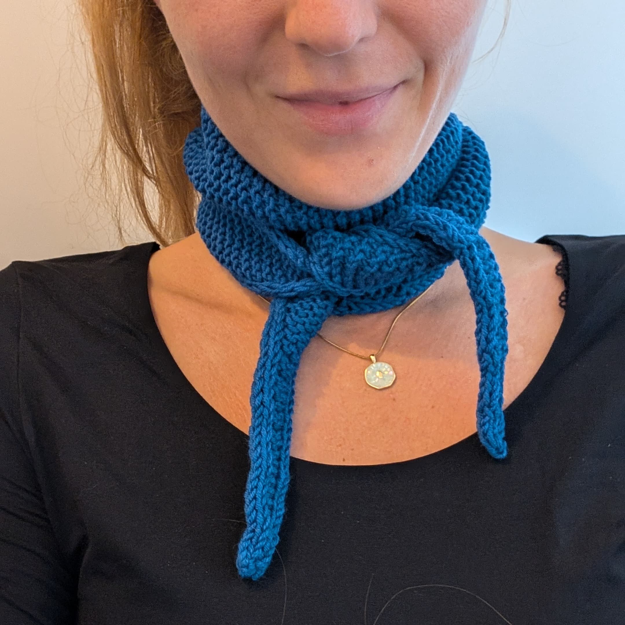 Scarf Mini Royalblau 1