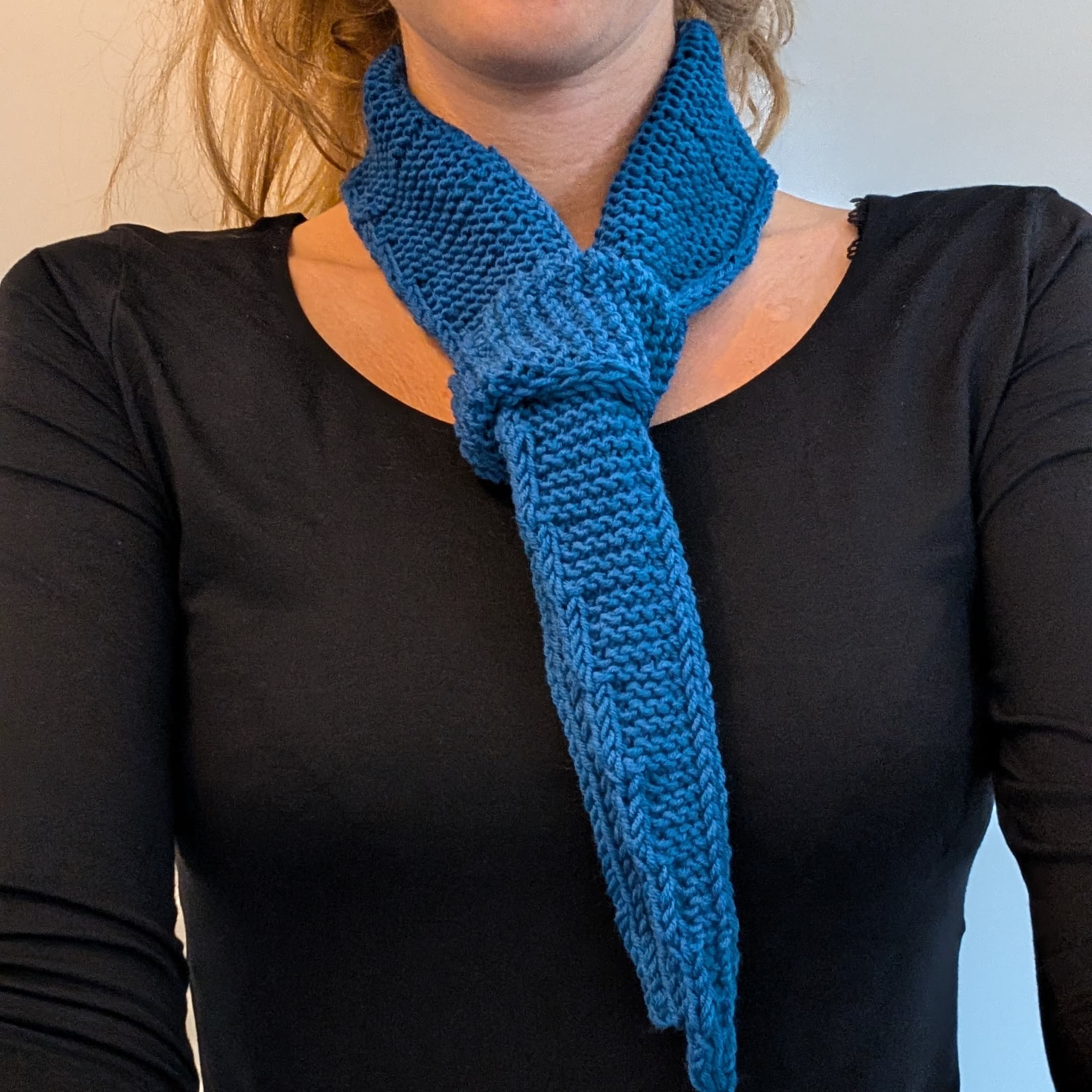 Scarf Mini Royalblau 2